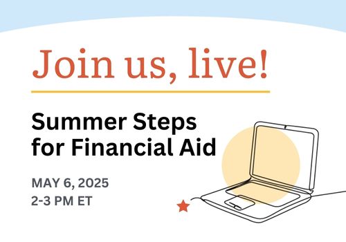 Summer Steps for Financial Aid