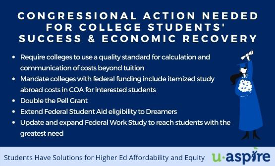 Congressional Action Needed for College Students’ Success & Economic Recovery