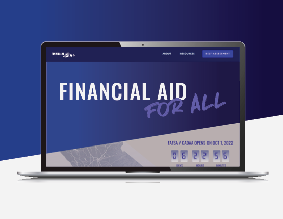 Financial Aid for All Website Launches